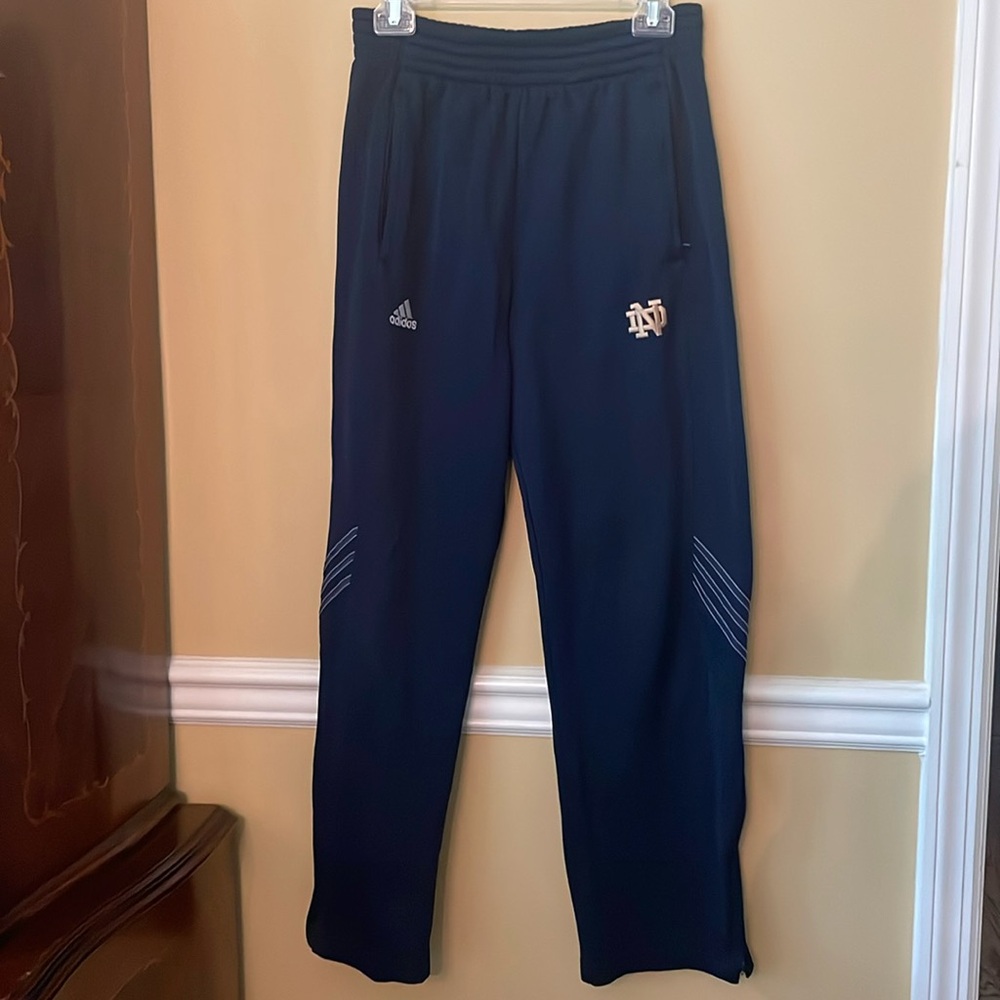 Adidas Notre Dame navy sweatpants